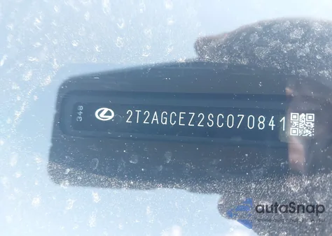 2025 Lexus Nx 350 from USA, damaged, VIN 2T2AGCEZ2SC070841